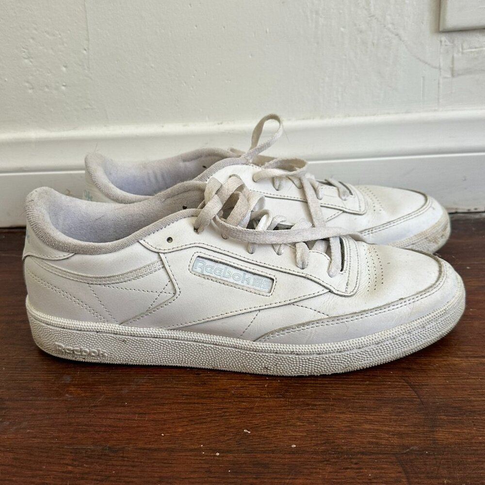 Reebok 'Club C 85' White Sneakers Size 10
